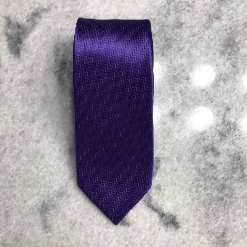 Geoffrey Beene Skinny Purple Men’s Neck Tie